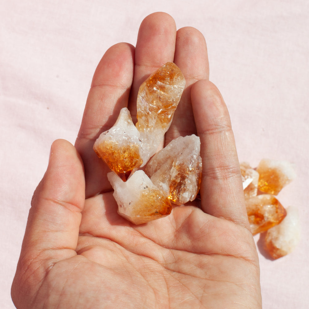 Small Citrine Points