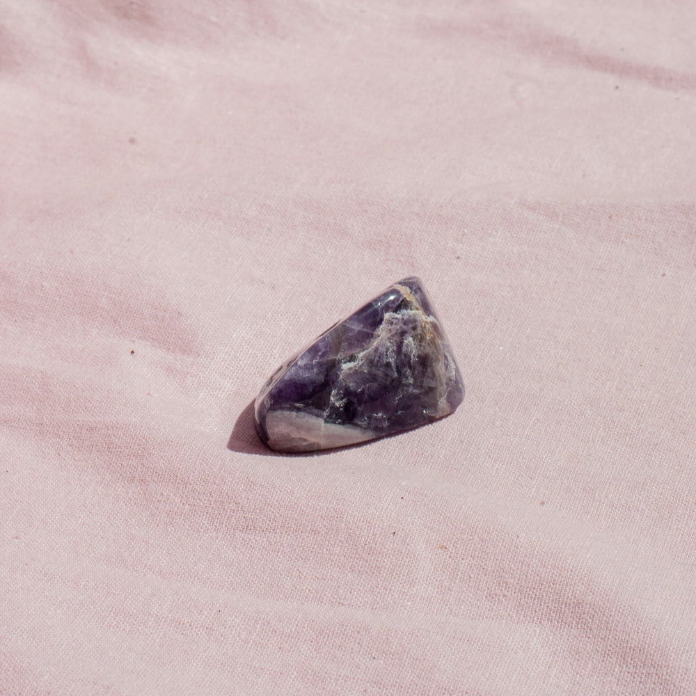 
                
                    Load image into Gallery viewer, Amethyst Dog Tooth Tumbled
                
            